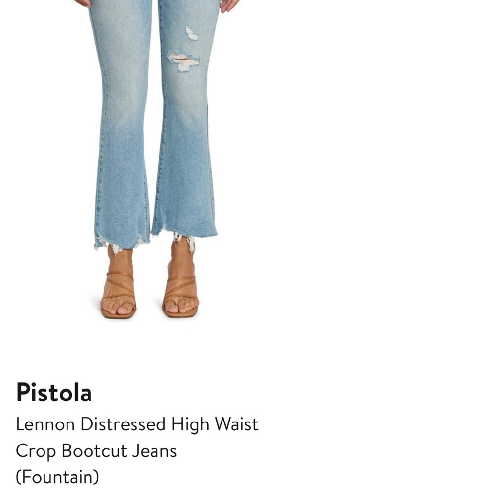 Pistola denim ankle length high rise